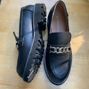 Leather loafers